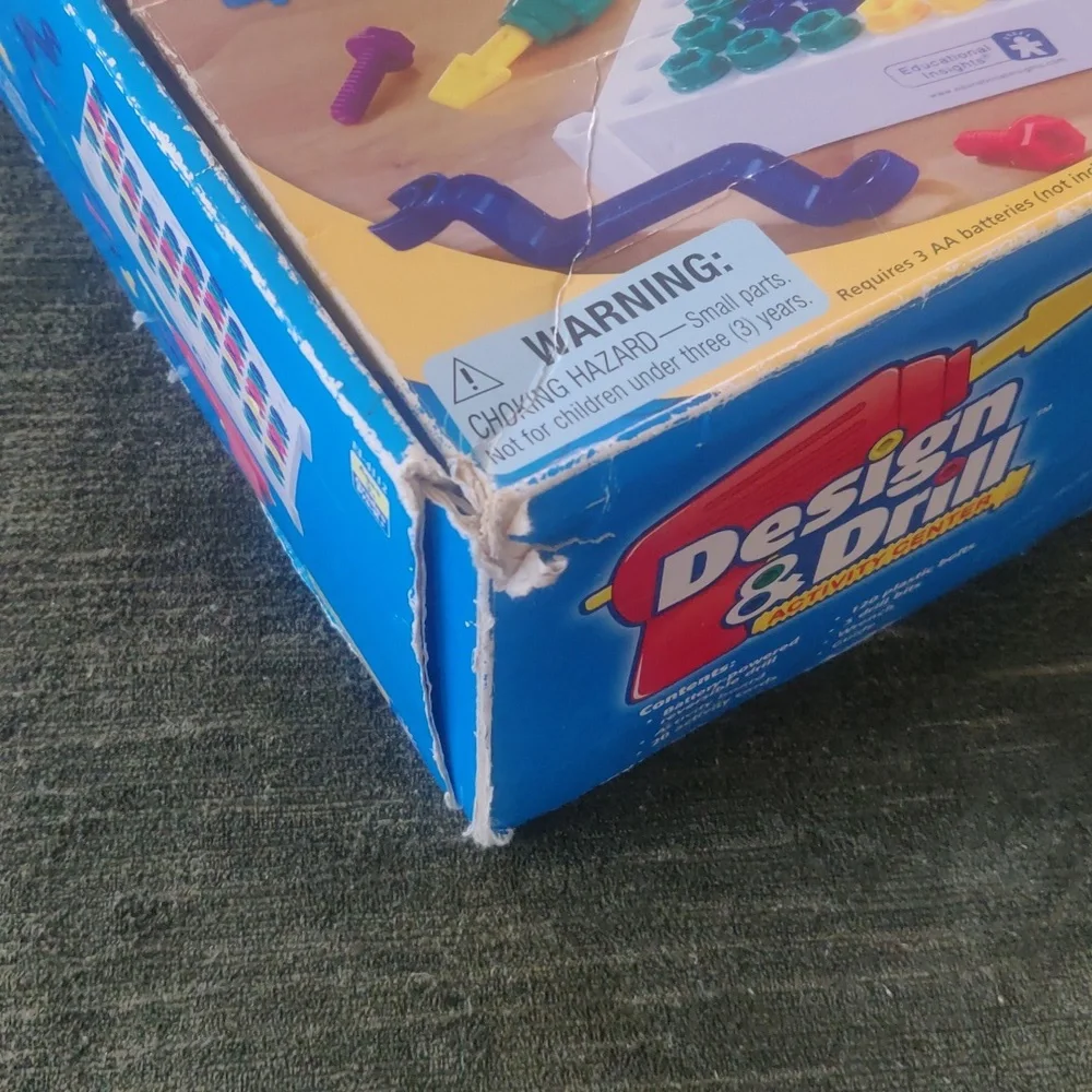 Educational Insignt Design & Drill Activity Center Multicolor Development Y2K